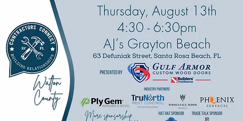 Contractors Connect Walton County Meet Up