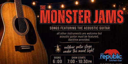 Songs That Feature the Acoustic Guitars Monster Jams 