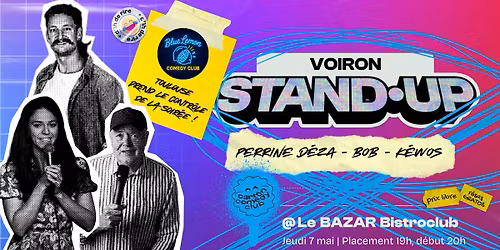 Carton Comedy Club x Blue Lemon Comedy Club @ BAZAR Bistroclub (Voiron - 38)