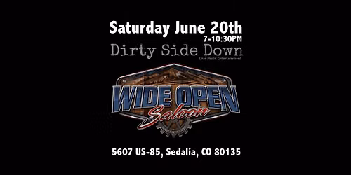 Dirty Side Down at Big Fork - Loveland (Saturday June 20th)