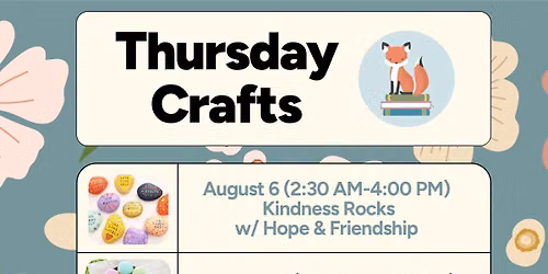 Craft: Kindness Matters w\/ Hope & Friendship