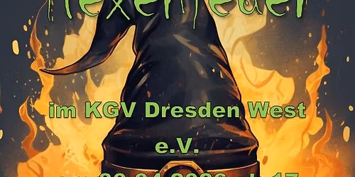 Hexenfeuer im KGV Dresden West