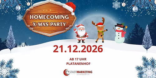 X-Mas Party 2026 | HOMECOMING Party mit dem Stadtmarketing Schwandorf e.V.