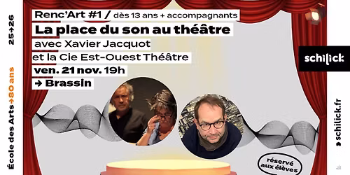 RENC'ART #1 - LA PLACE DU SON AU TH\u00c9\u00c2TRE