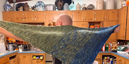 Tunisian Shawl - a two part class with supplies included