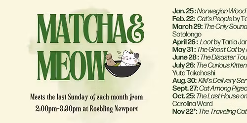 Matcha & Meow Book Club