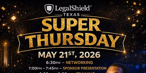 SAN ANTONIO SUPER THURSDAY WITH MR DARNELL SELF
