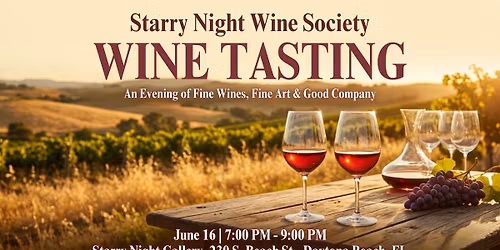 Sideways Wine Tasting | Starry Night Wine Society