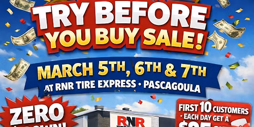 Try Before You Buy Sale