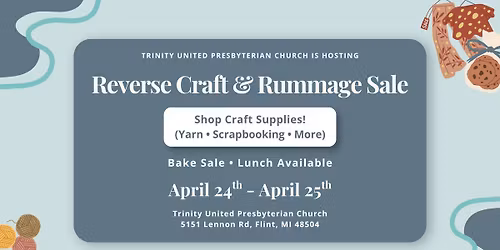 Reverse Craft & Rummage Sale