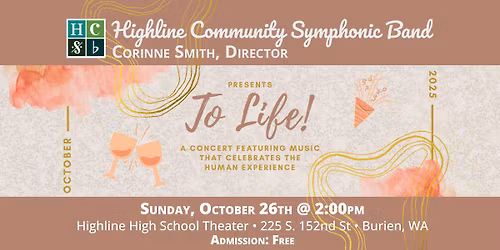 Fall 2025 "To Life!" Concert