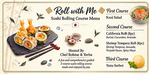 Courses by Chef Rob\u00e8ar: Sushi Rolling Experience