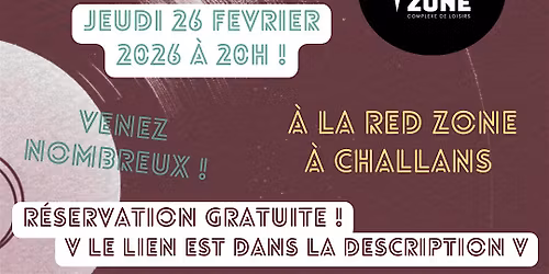 Soir\u00e9e stand up \u00e0 la Red Zone