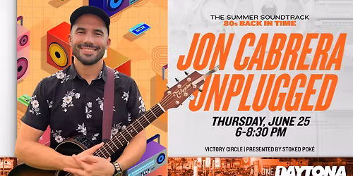 Summer Soundtrack: Jon Cabrera Unplugged - 80s Back in Time