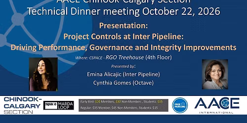 October 2026 Technical Dinner Meeting