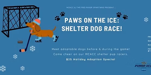 MCACC Paws on the Ice: Shelter Dog Race!