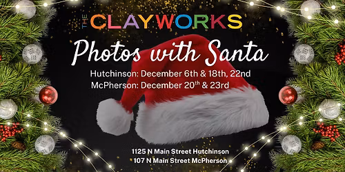 Photos with Santa at the Clayworks!