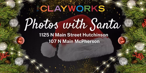 Photos with Santa at the Clayworks! 