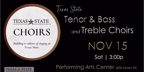 CHOIR: Tenor \/ Bass Choir & Treble Choir 