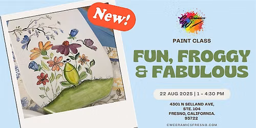 Paint Class: Fun, Froggy and Fabulous