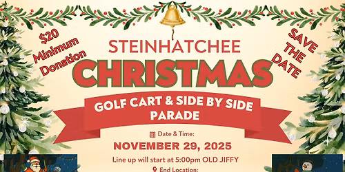 Steinhatchee Christmas Golf Cart & Side by Side Parade