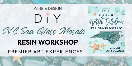 NC Sea Glass Resin Mosaic Workshop!