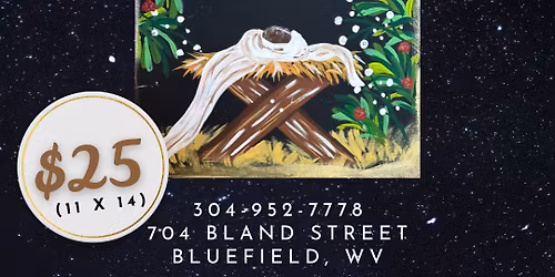 Christmas Manger Paint Party