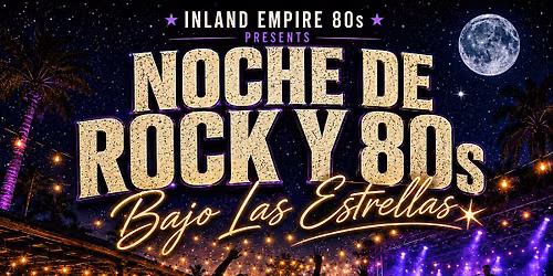 Live Rock en Espa\u00f1ol y 80s tribute in Highland, June 5th!