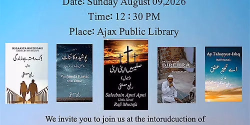 Introduction of Rafi Mustafa's novel "SaleebaiN Apni Apni"