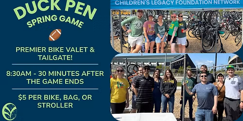 Duck Pen Bike Valet & Tailgate - Spring Game 2026!