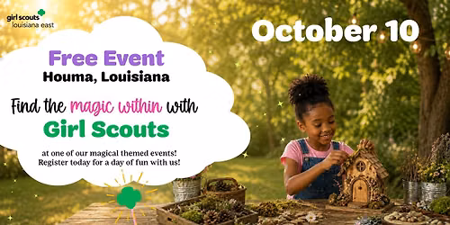 Free Event: Discover the Magic of Girl Scouts | Houma | Main Branch Houma Library