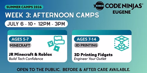 Week 3: Afternoon Camps