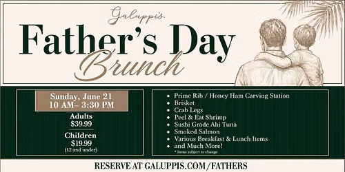 Father\u2019s Day Brunch Buffet