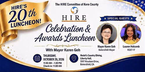 2026 HIRE Celebration & Awards Luncheon with Mayor Karen Goh