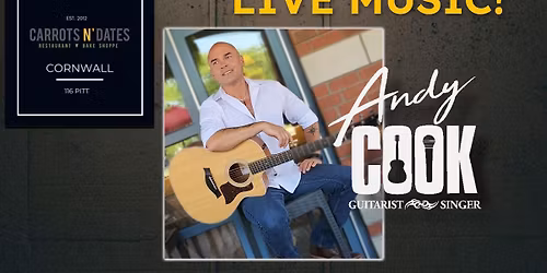 Andy Cook @ Carrots n' Dates Cornwall