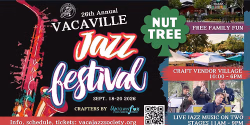 Vacaville Jazz Fest: Music & Vendors in Nut Tree Plaza