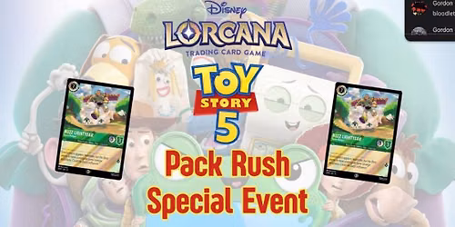 IGAR Games: Disney Lorcana: Pack Rush Event for Toy Story 5!