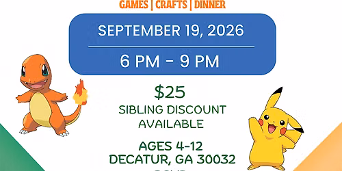 Pok\u00e9mon Parent\u2019s Night Out Party!