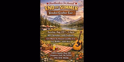 3rd annual End of Summer Vendor\/Crafter Fair