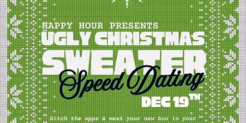 Ugly Sweater Party Speeddating 28-43@Andersons Craft Ales (London)