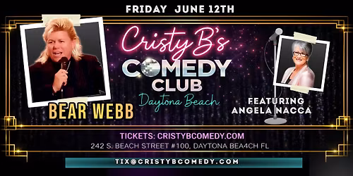 Comedian Bear Webb live at Cristy B's