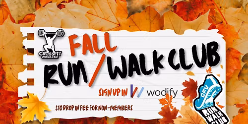 CFV RUN\/WALK CLUB - The Fall Version