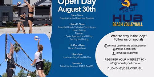Open Day @The Hub Beach Volleyball