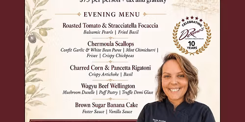 Chef Gabrielle\u2019s Table Tasting Dinner Event