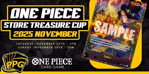 One Piece Store Treasure Cup 2025 November