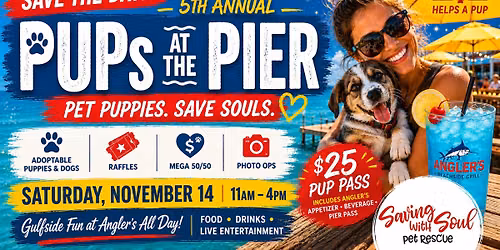 5th Annual PUPs at the PIER Puppy Petting Pawty