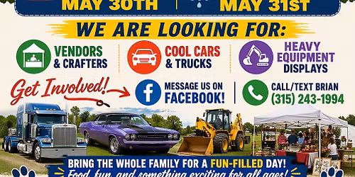 craft fair and touch a truck event