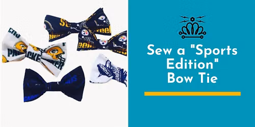 Sew a "Sports Edition" Bow Tie