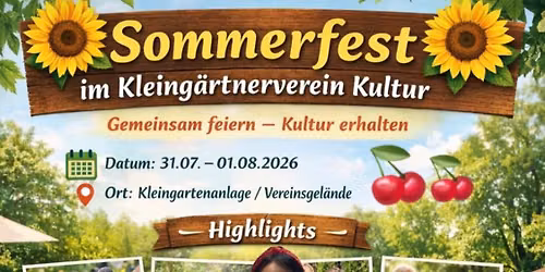 Sommerfest KGV Kultur Leipzig 