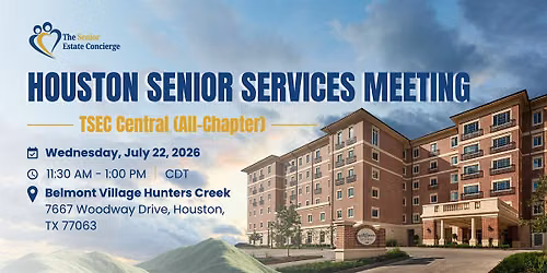 Houston Senior Services Meeting | TSEC Central (All-Chapter)